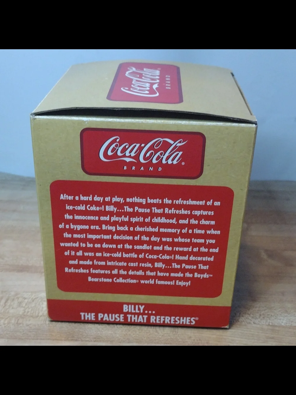 Boyds Bears Coca Cola Billy The Pause That Refreshes Vending Machine Boxed Mint